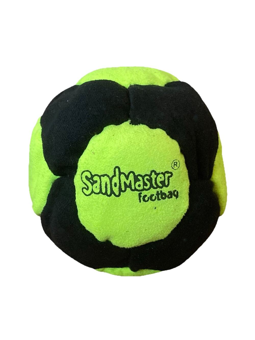 🔥World Footbag SandMaster Hacky Sack Neon/Black BNWT🔥